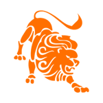 Leo zodiac sign symbol