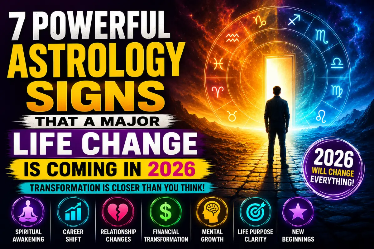 7 Powerful Astrology Signs That You Are About to Experience a Major Life Change in 2026