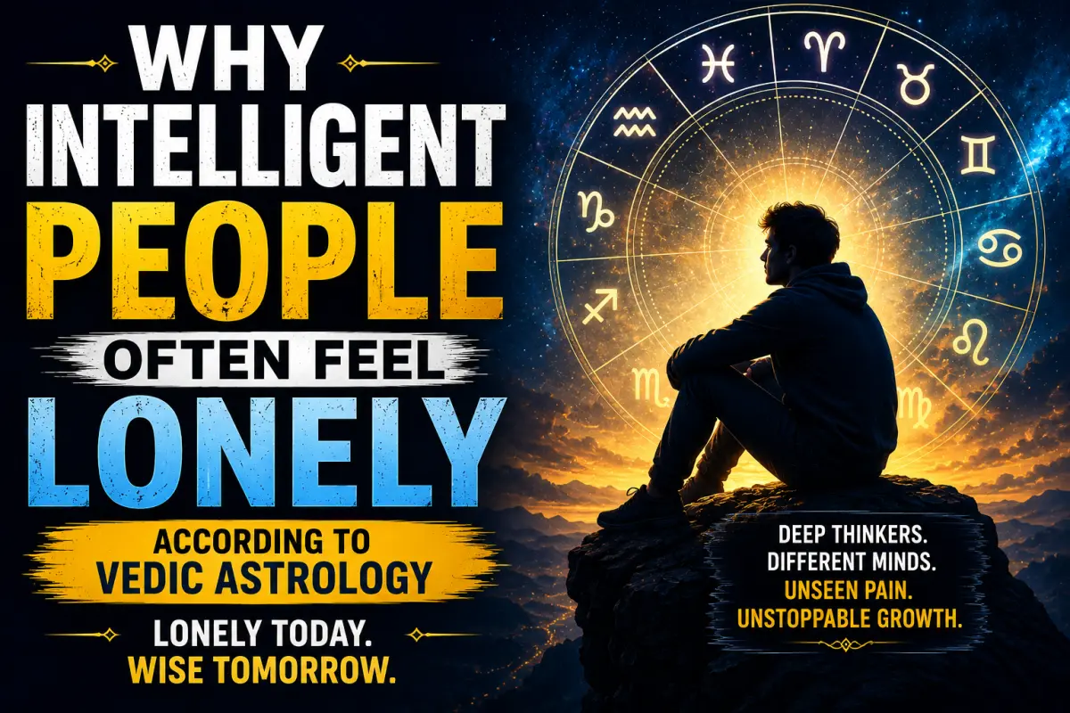 Why Intelligent People Often Feel Lonely According to Vedic Astrology